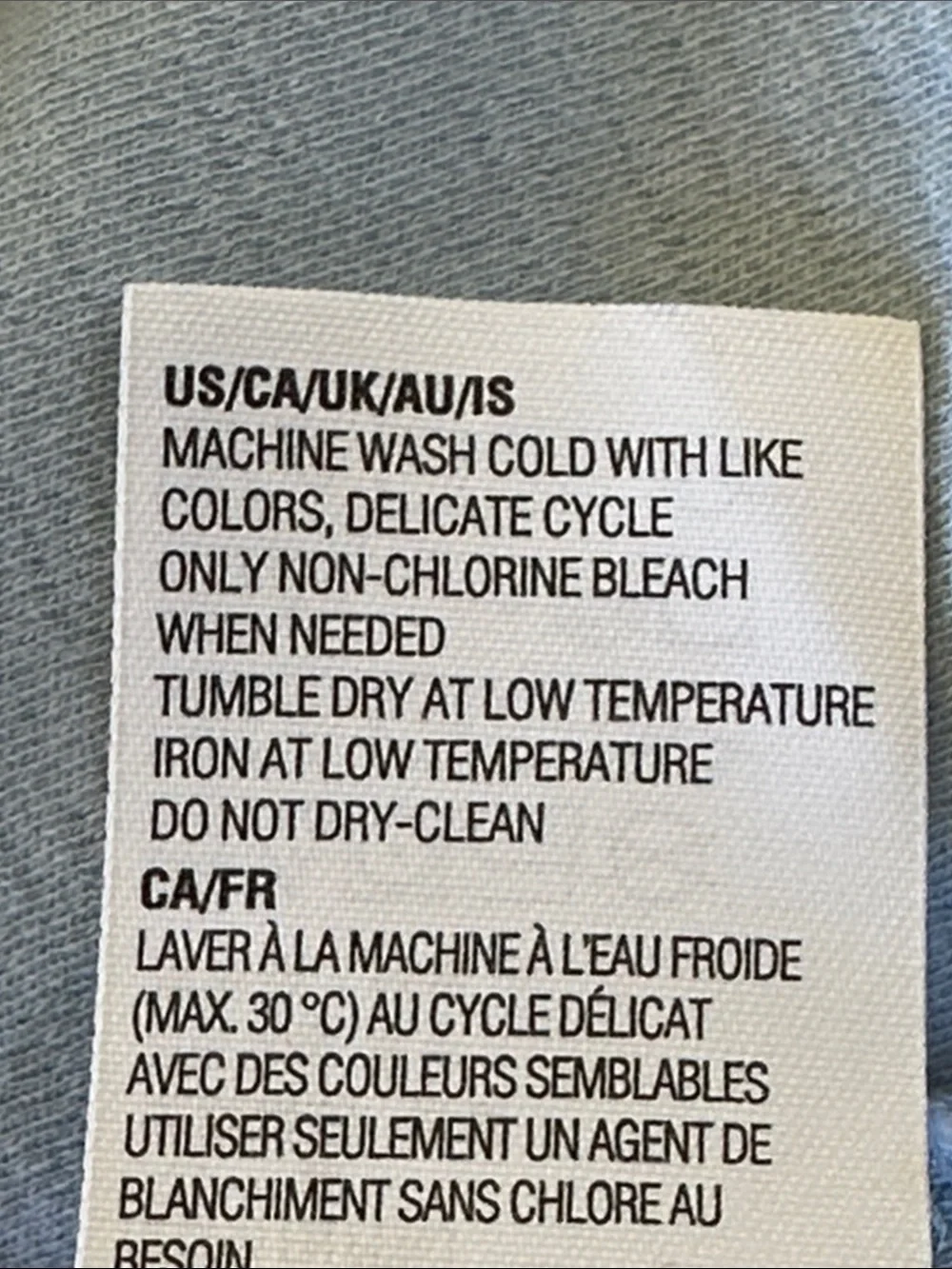 Kirkland Signature powder blue cotton T-shirt, size XL - Picture 7 of 7